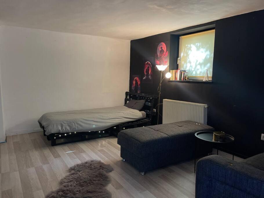 Pallet Bed With Lights Small Studio Cluj-Napoca Exterior foto